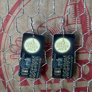 Trader Joe’s gift card earrings cityscape